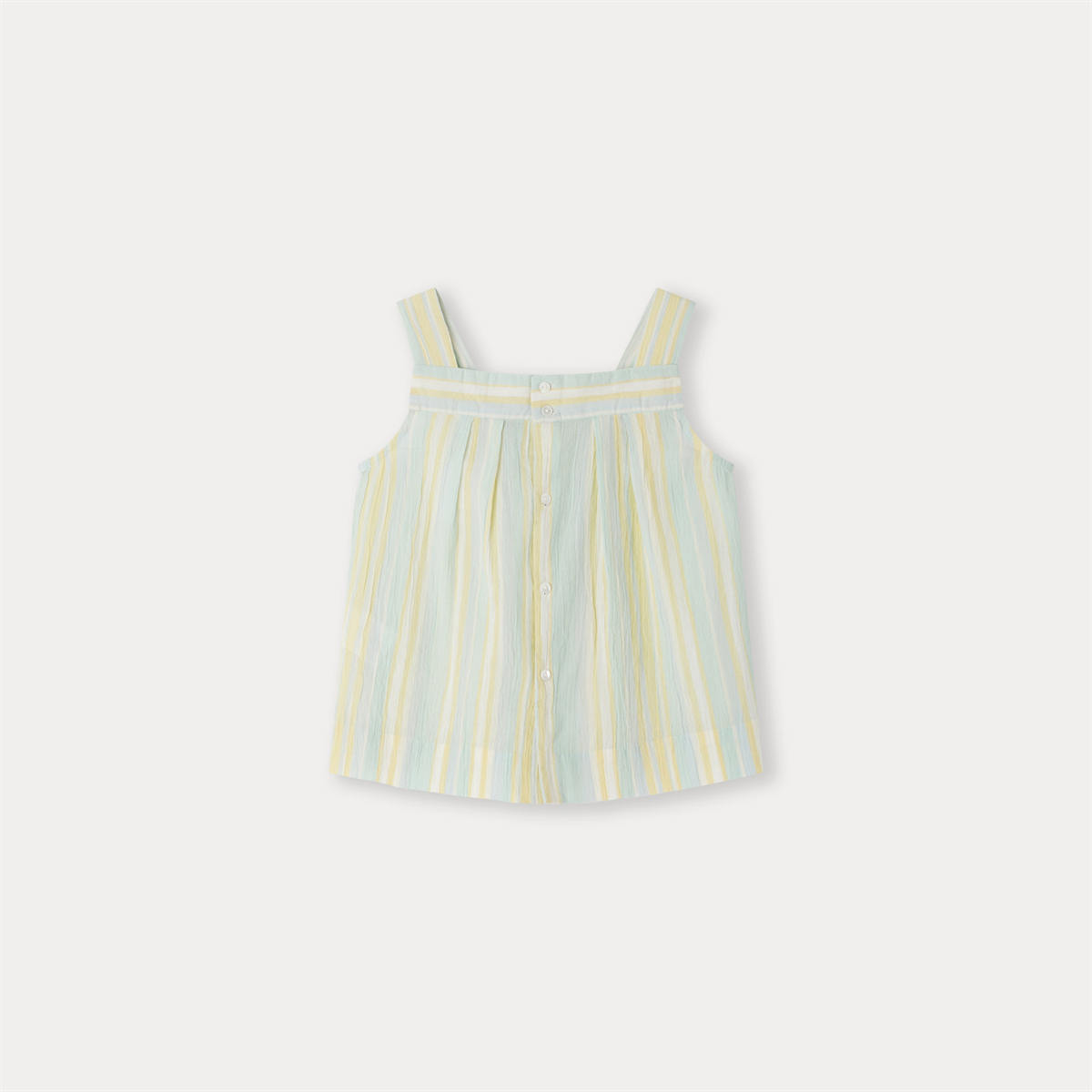 ストライプ ノースリーブブラウス