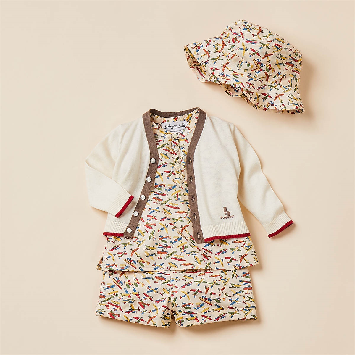 リバティ ベビー帽子