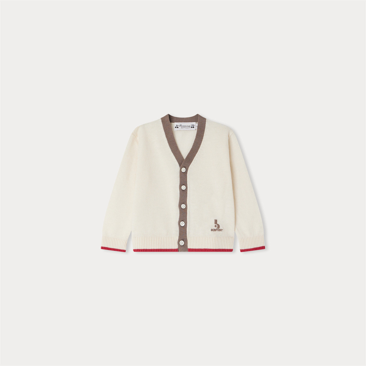 ベビーカーディガン