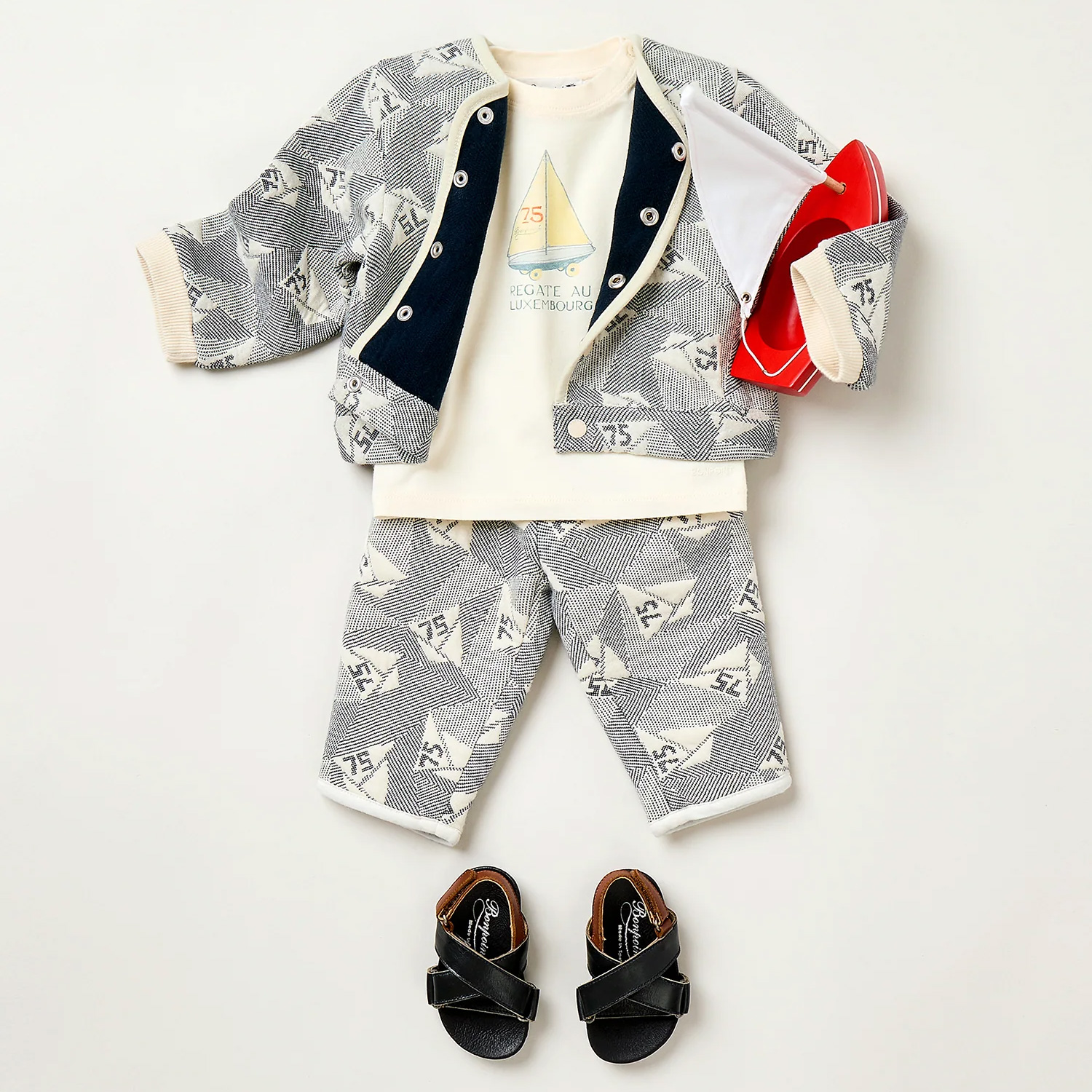 トムTシャツ レガッタプリント