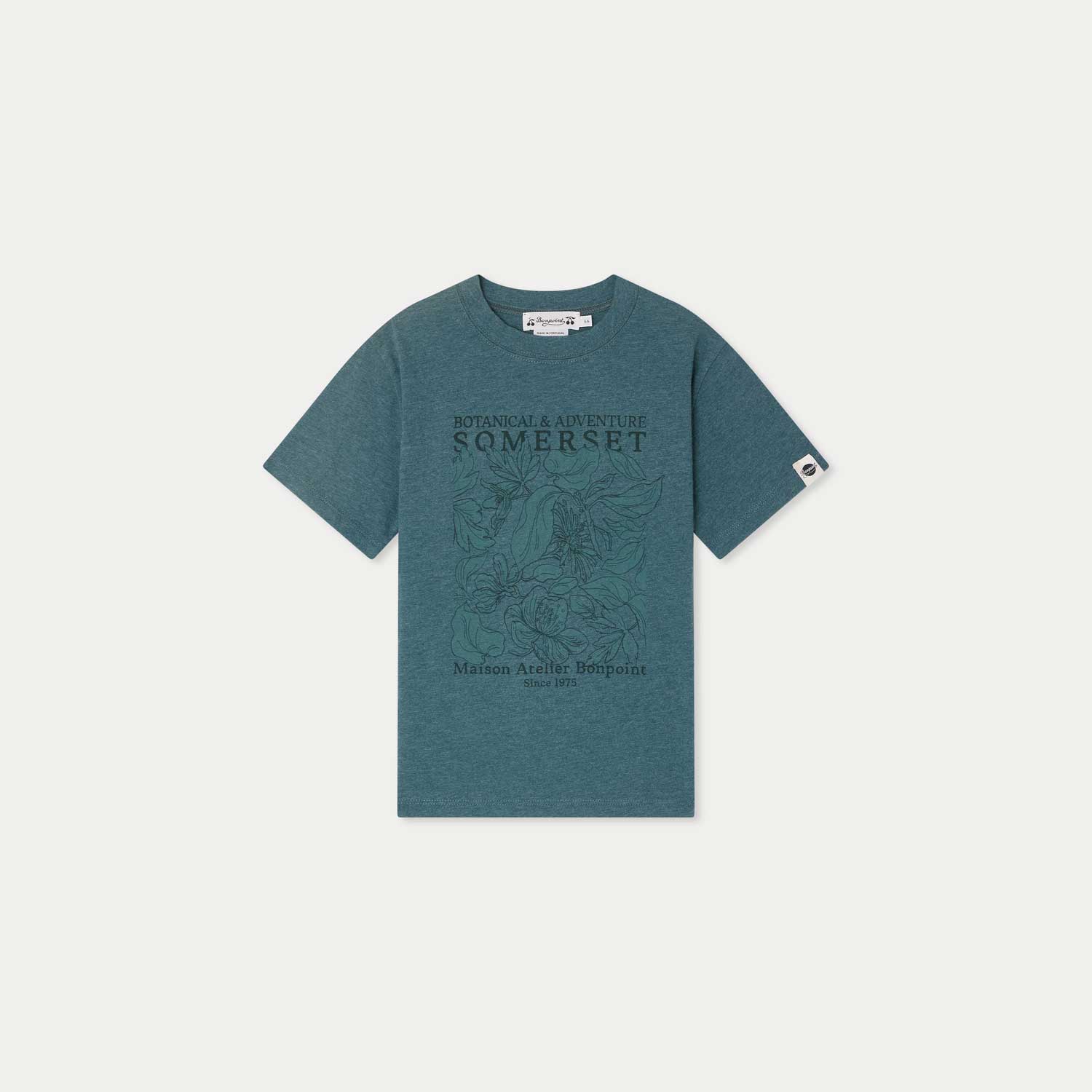 ボタニカルプリント Tシャツ