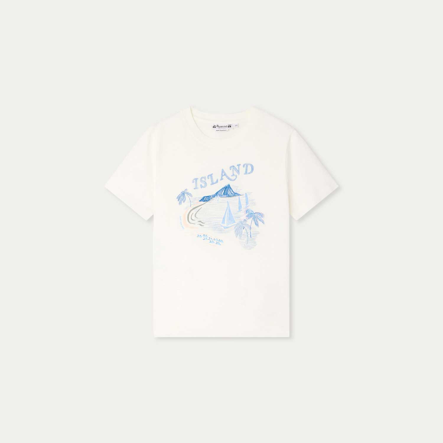 Islandプリント Tシャツ