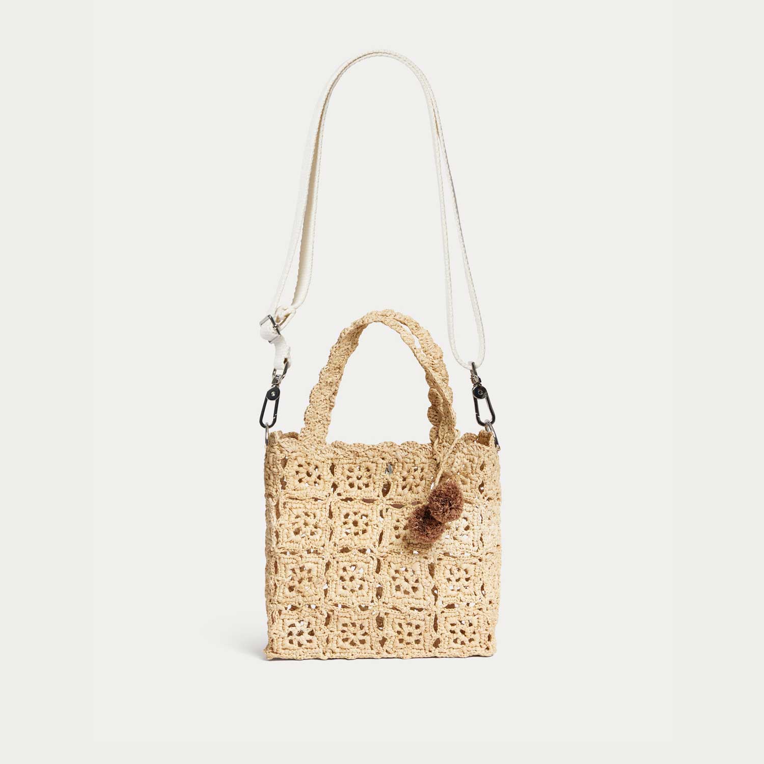 ラフィア ミニバッグ