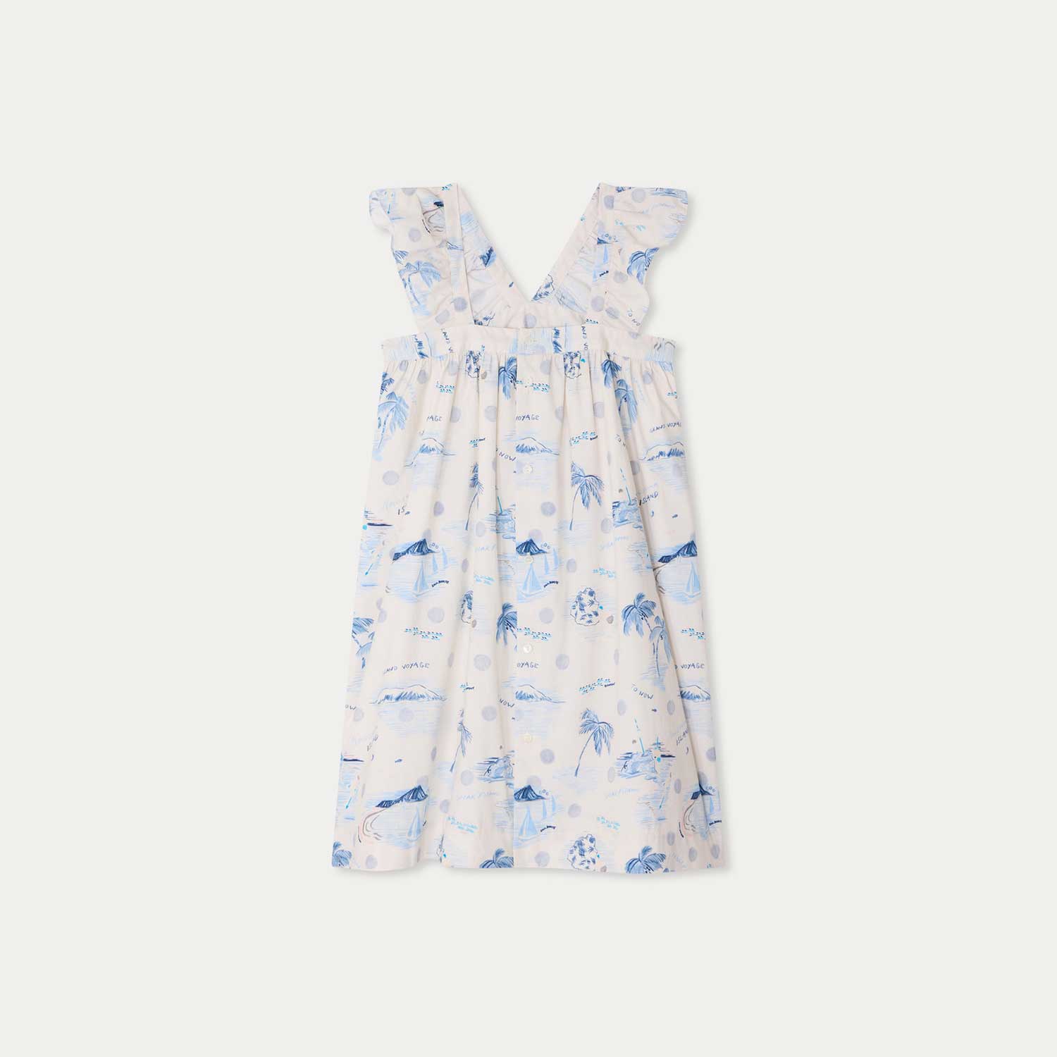 オーガニックコットンポプリン ドレス