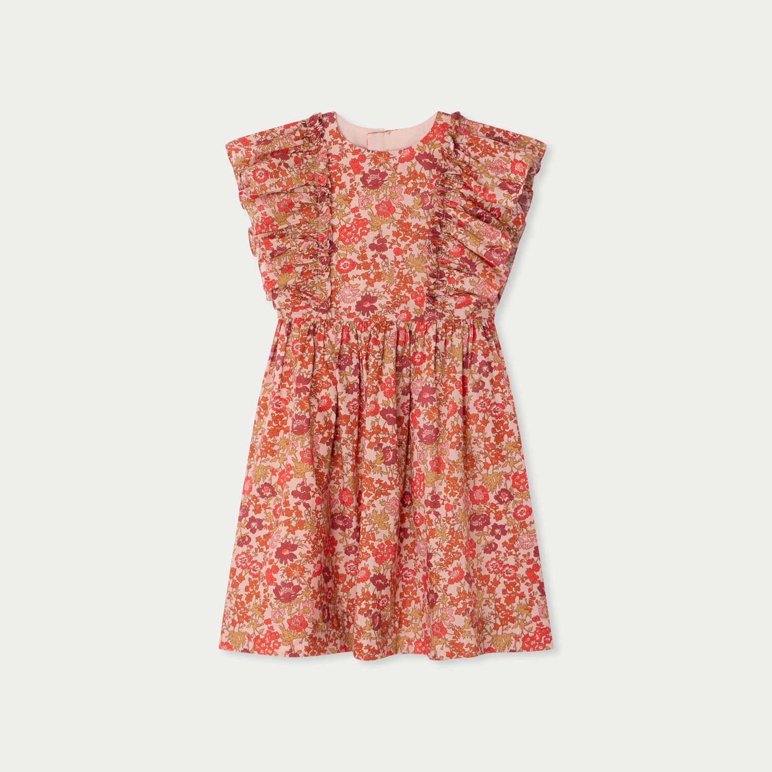 リバティファブリック コットン ドレス