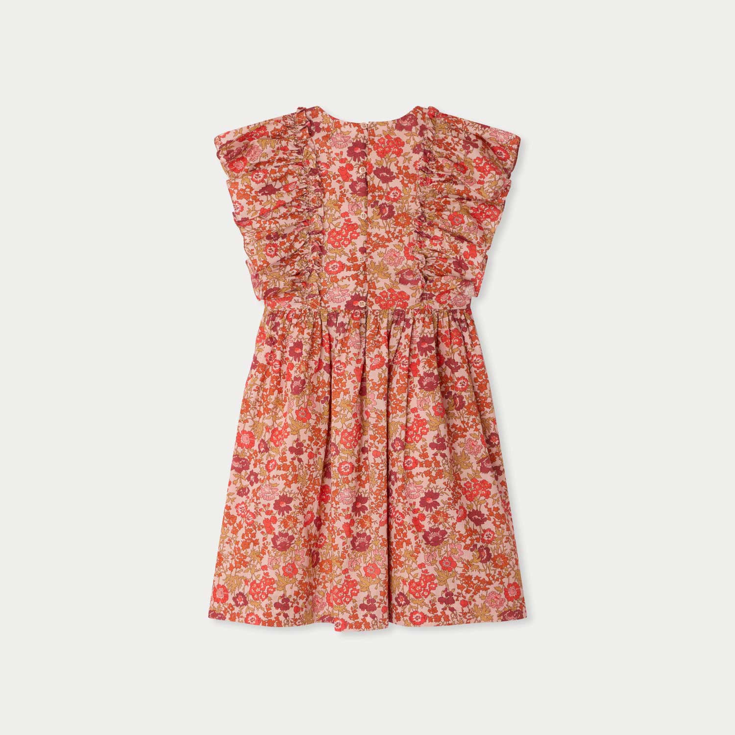 リバティファブリック コットン ドレス