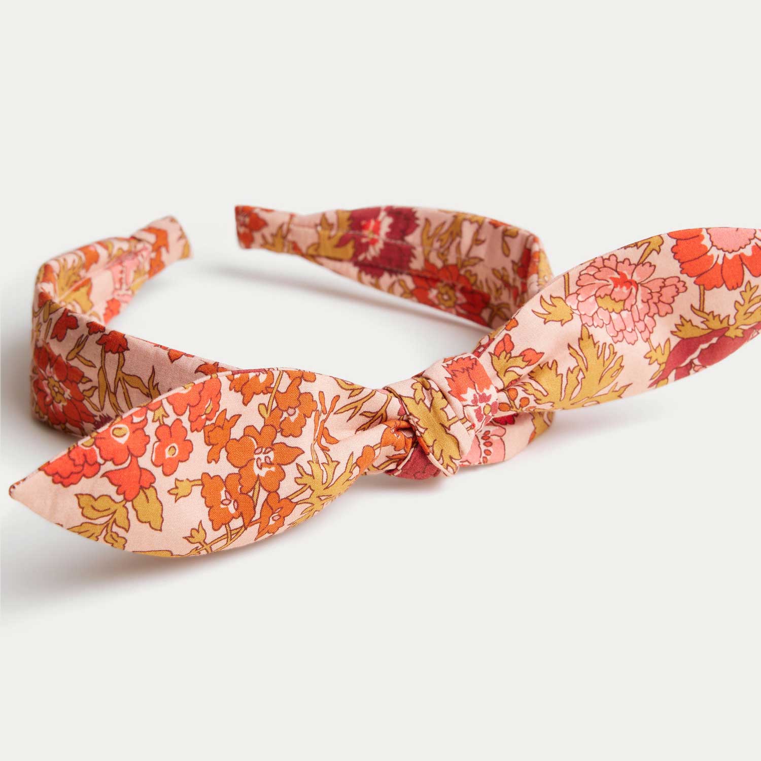 リバティファブリック ヘッドバンド(リボン)