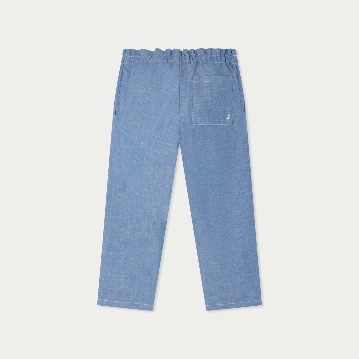 コットンシャンブレー パンツ