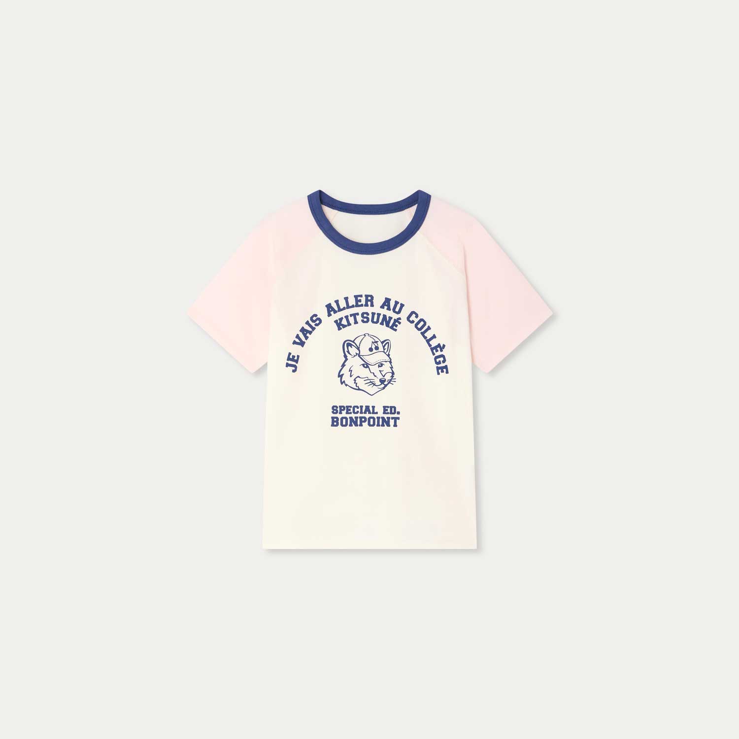 Bonpoint × Maison Kitsuné フォックスプリント Tシャツ