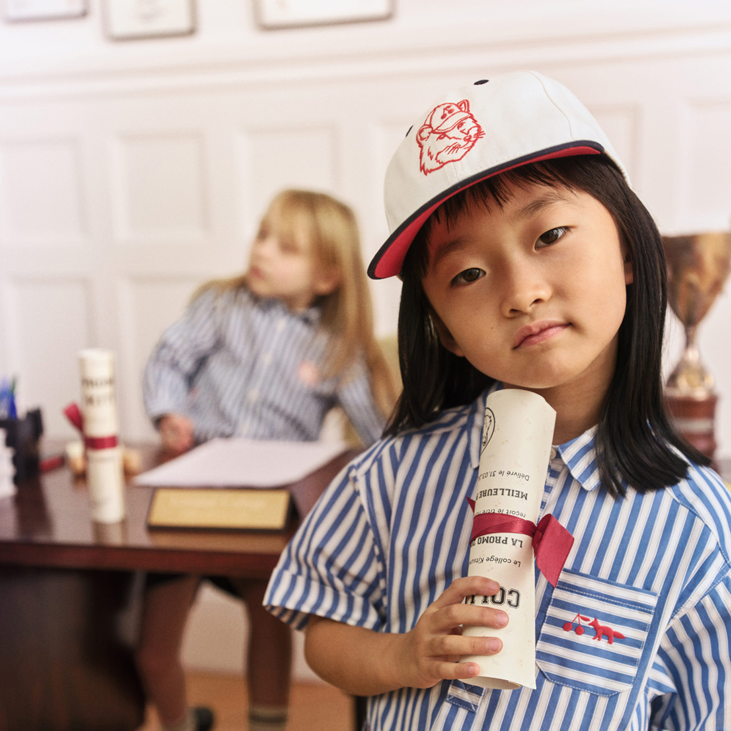 Bonpoint × Maison Kitsuné ベースボールキャップ