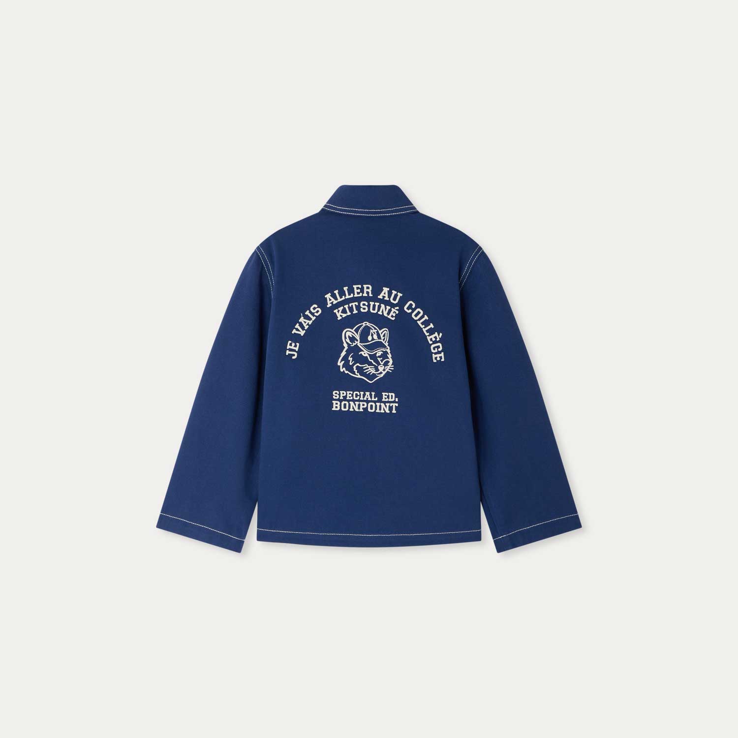 Bonpoint × Maison Kitsuné デニム風ツイル ジャケット