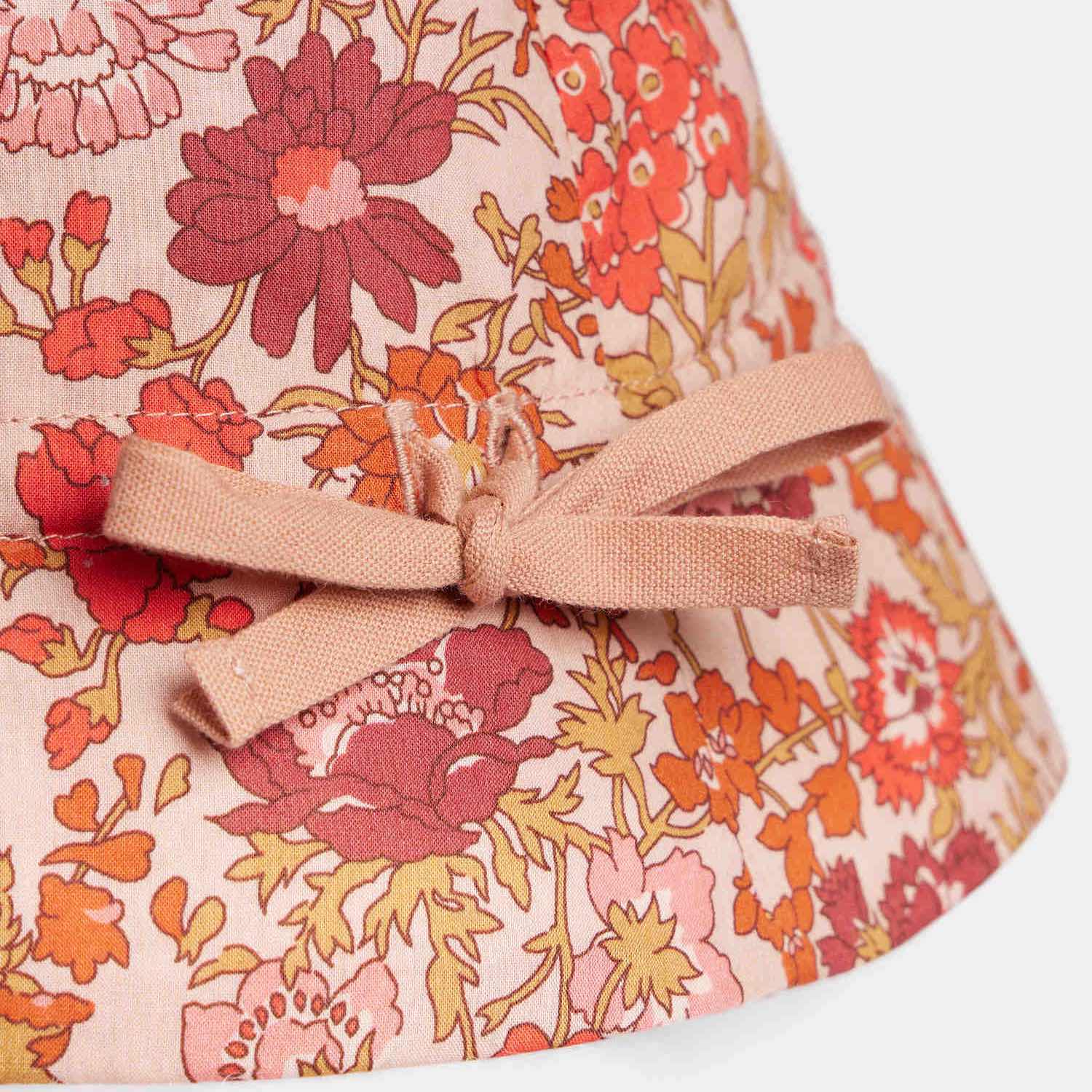 フローラル バケットハット