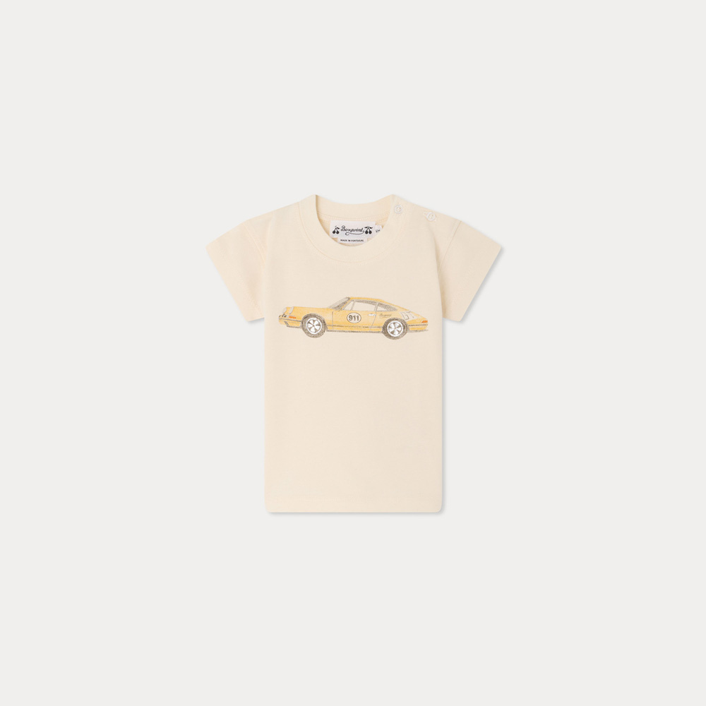 Bonpoint × Porsche カープリント Tシャツ