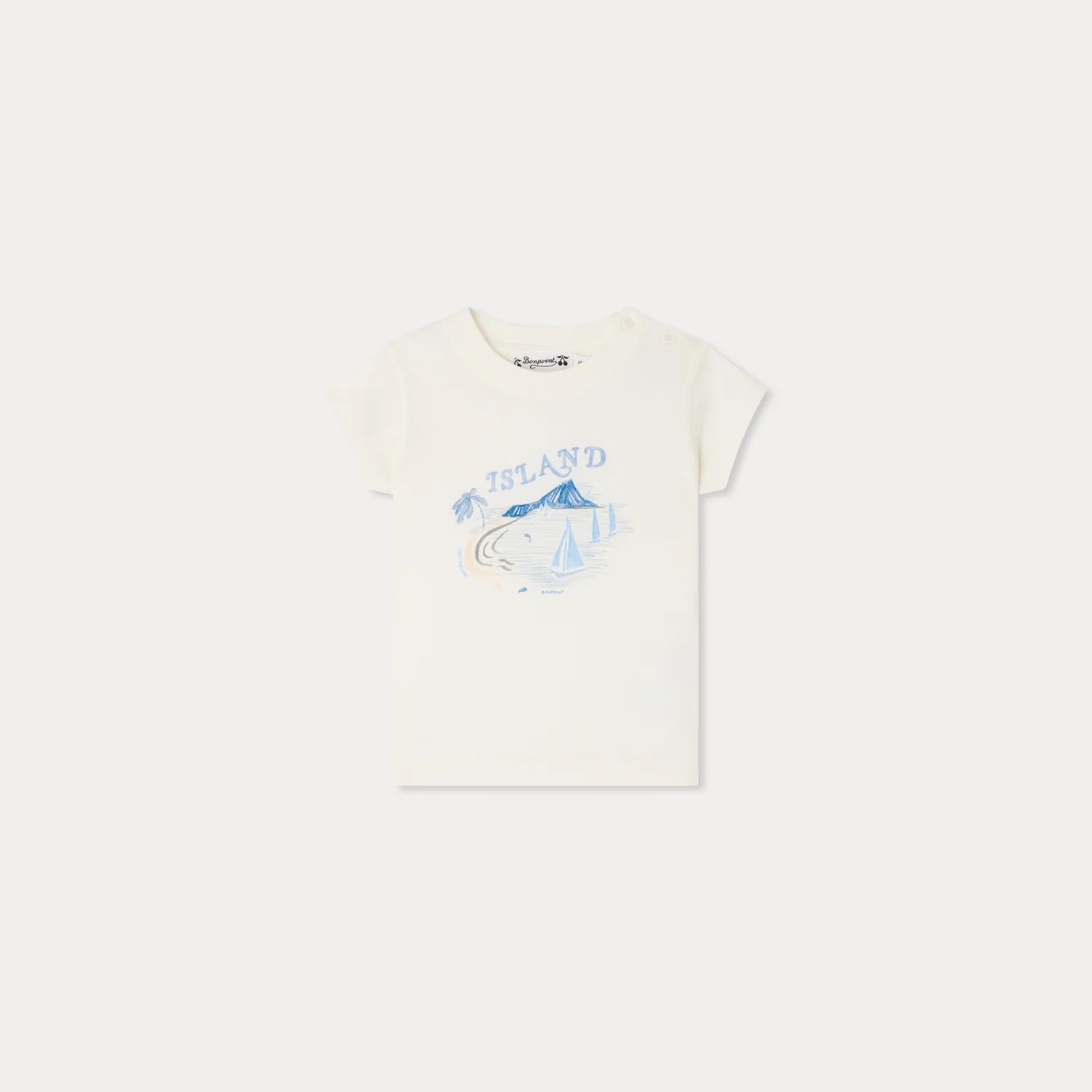 アイランドプリント Tシャツ