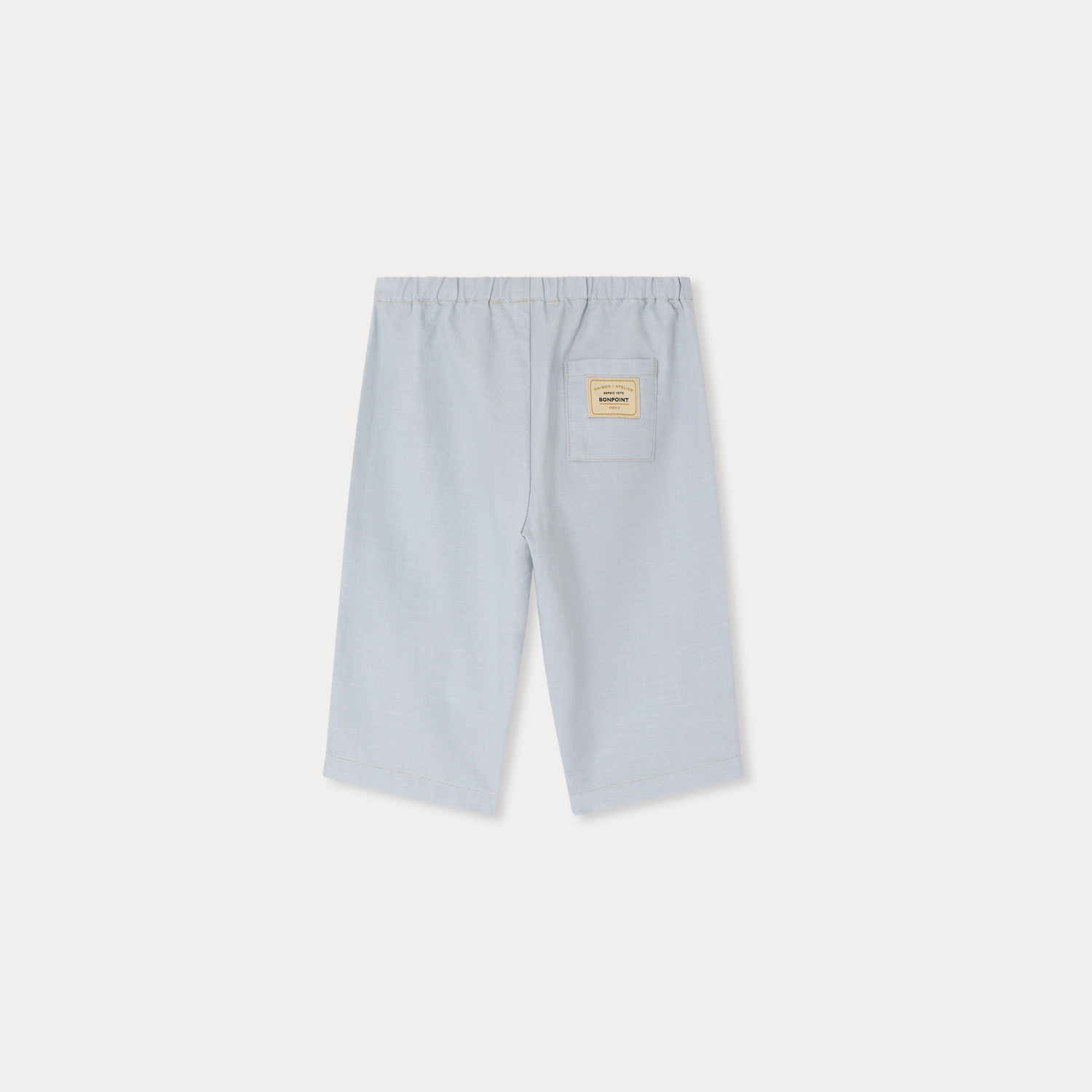 オーガニックコットン ストレートパンツ