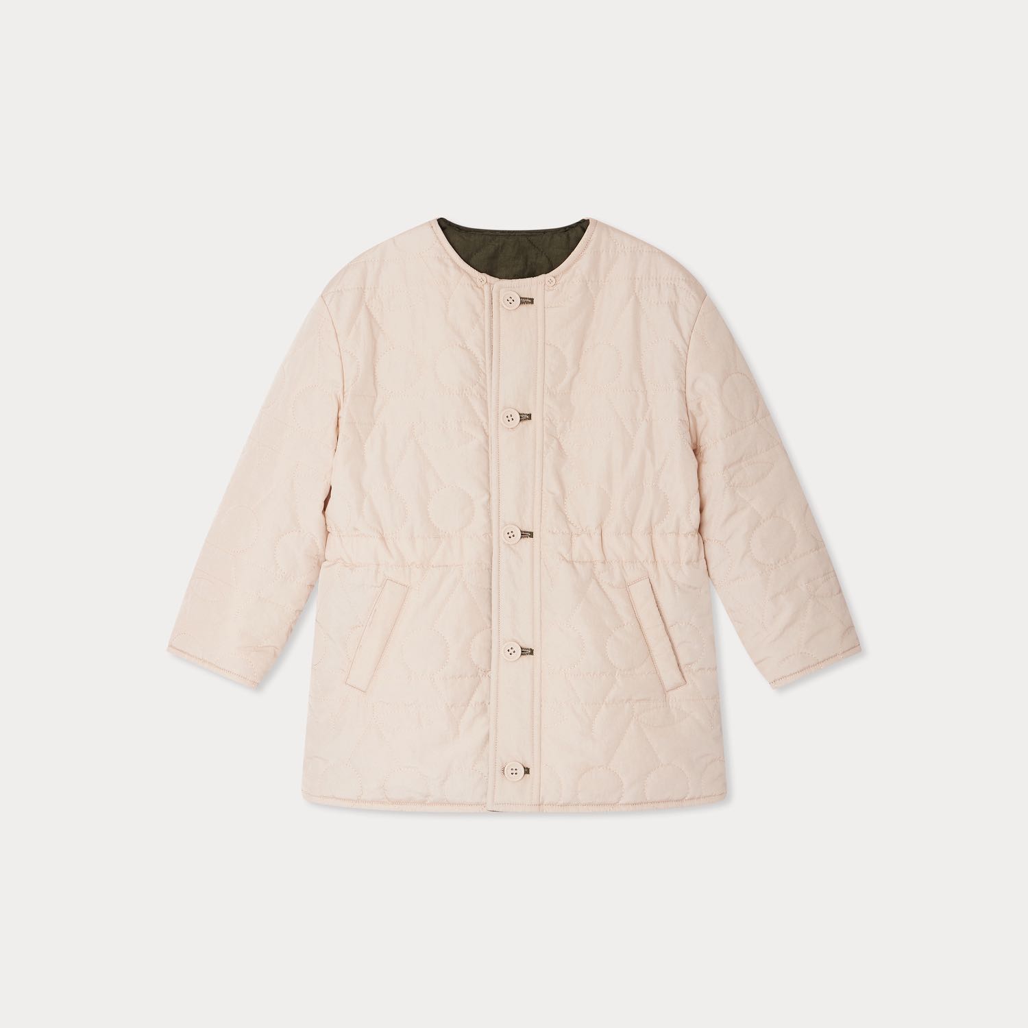 リバーシブルキルテッドダウンジャケット