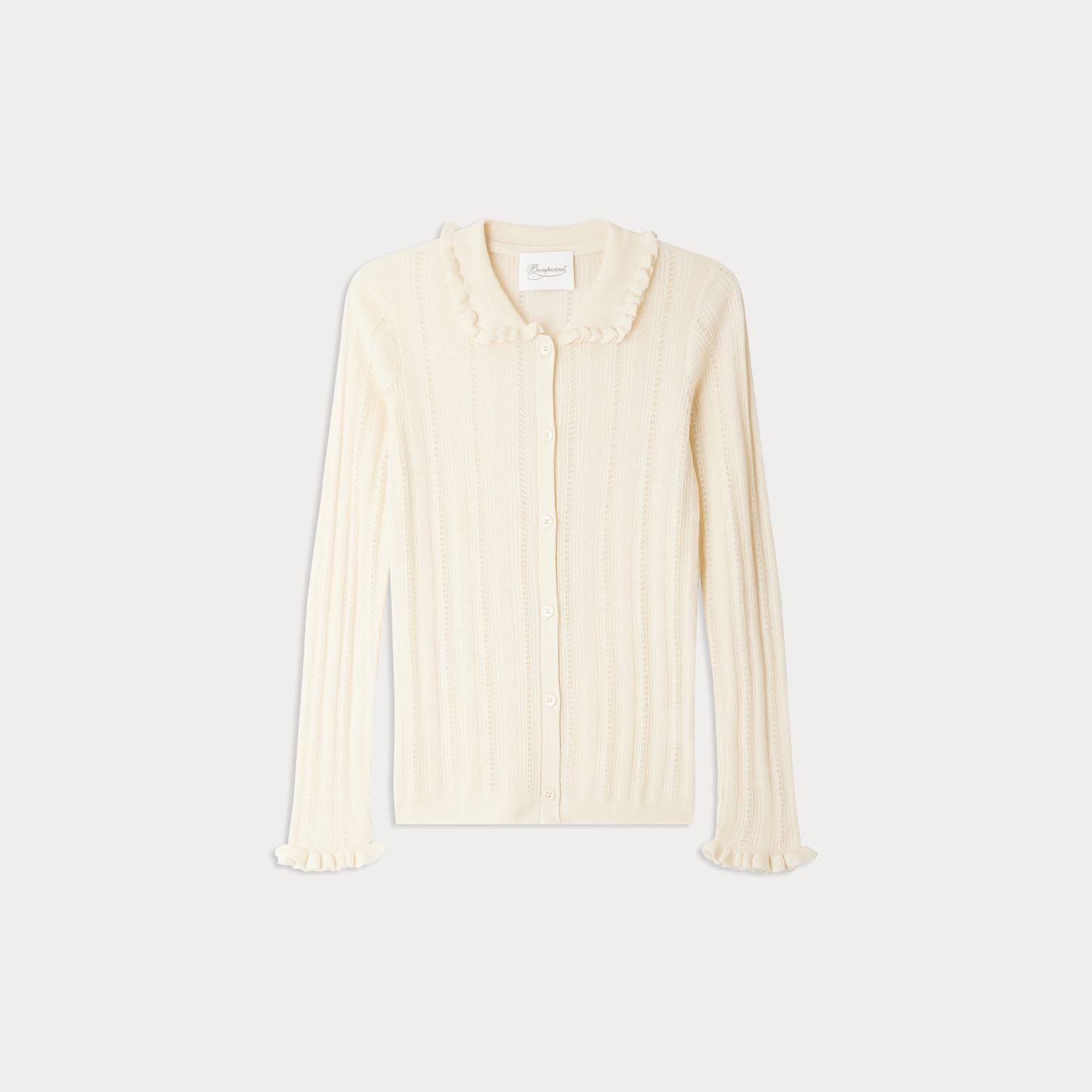 ウールカシミヤ カーディガン