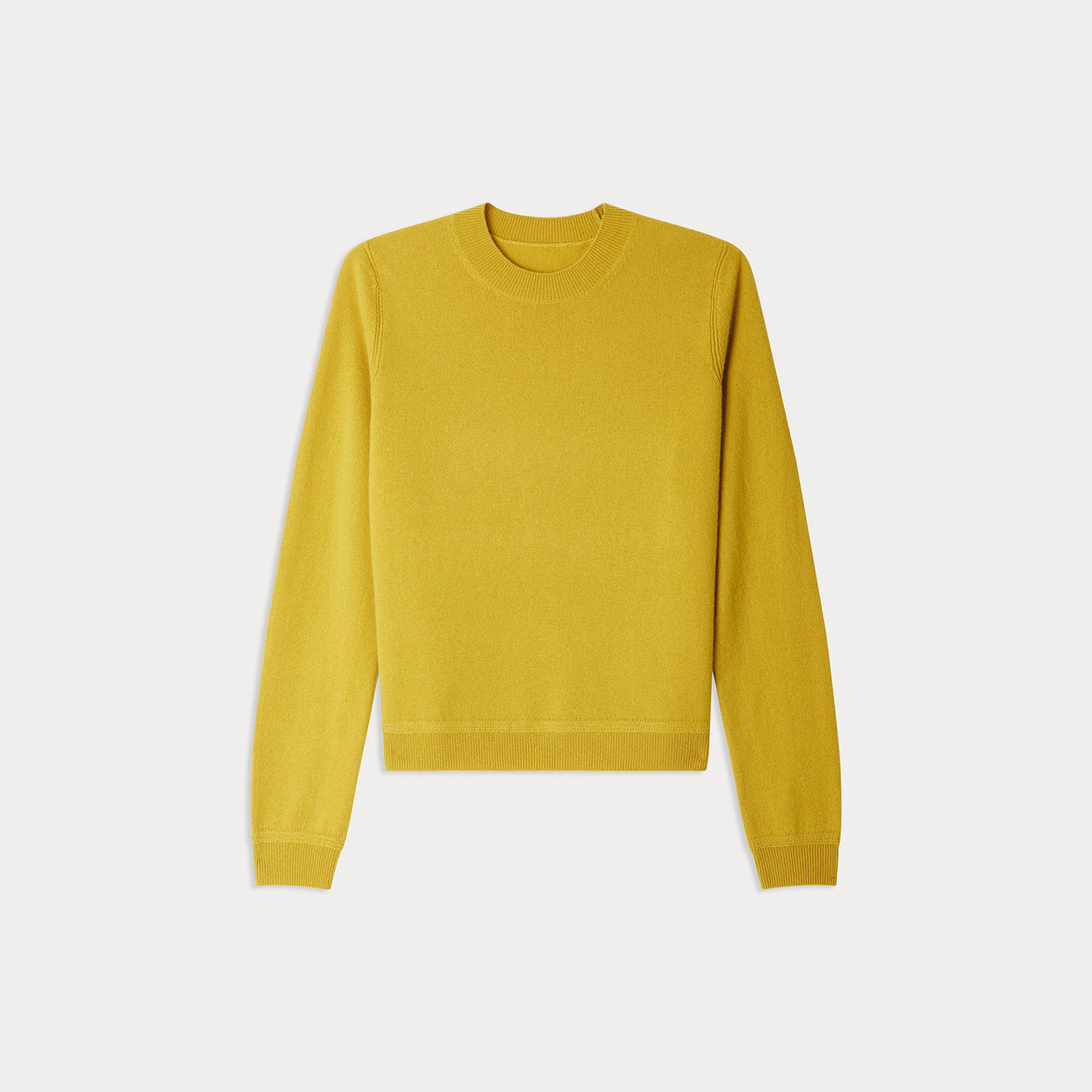 ウールカシミヤ クルーネックセーター