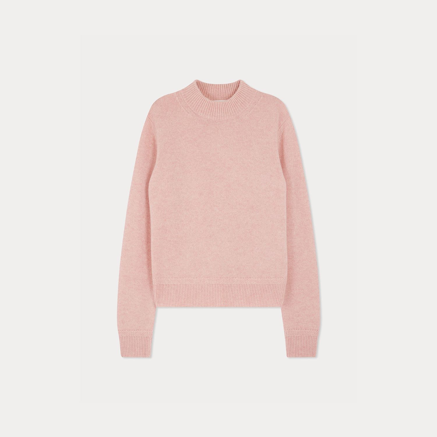 カシミヤ モックネックセーター