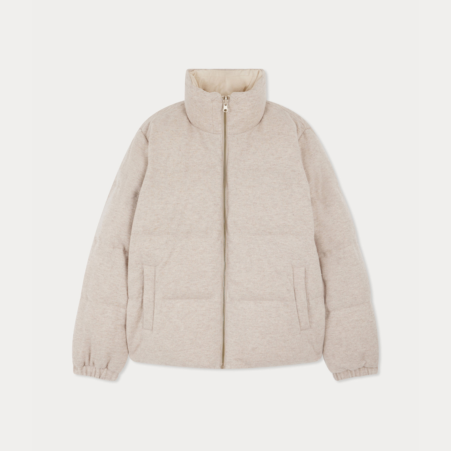 リバーシブル ダウンジャケット